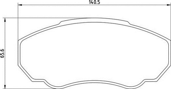 MAGNETI MARELLI stabdžių trinkelių rinkinys, diskinis stabdys 363710201354